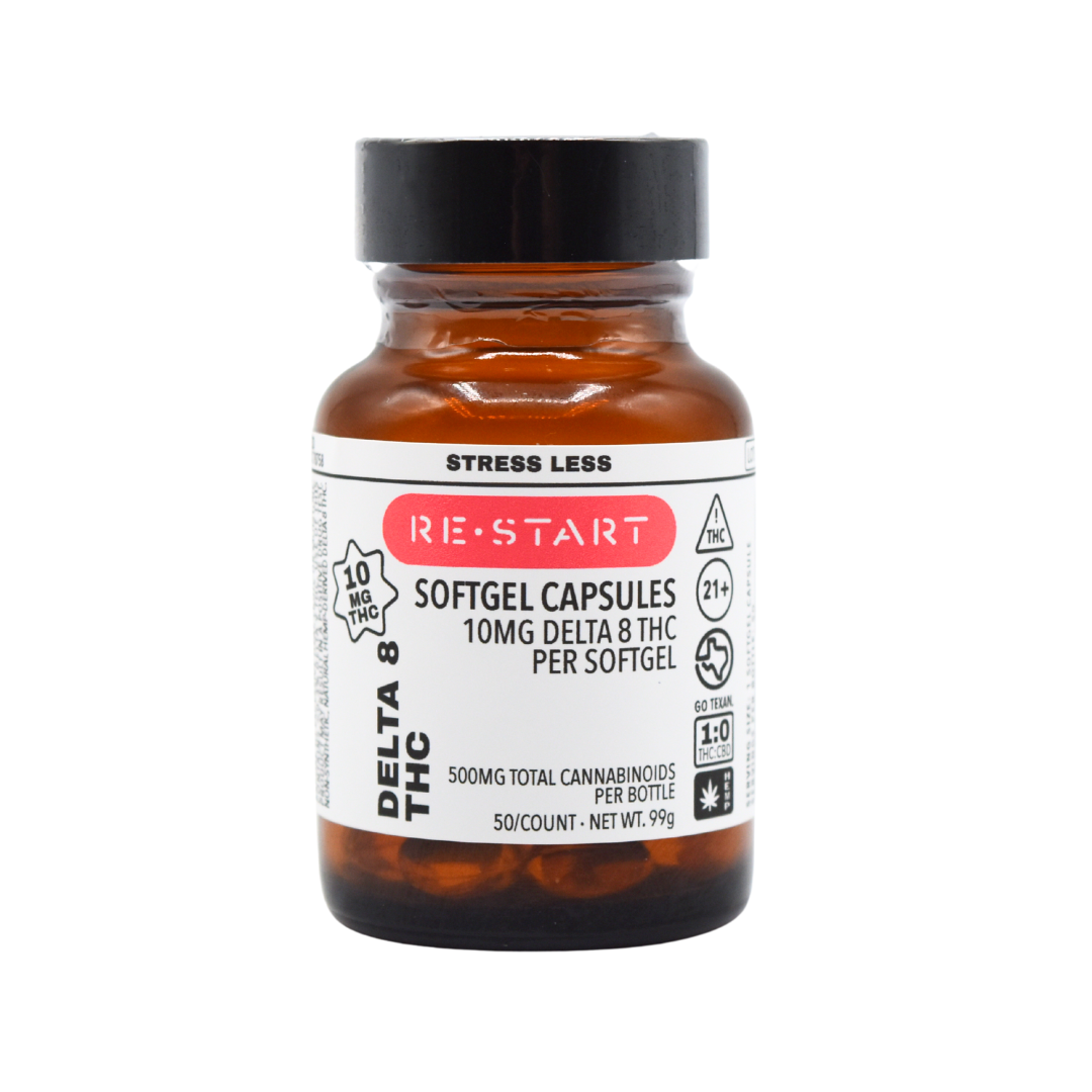 Delta 8 THC Capsules 10MG 50-ct (500MG)